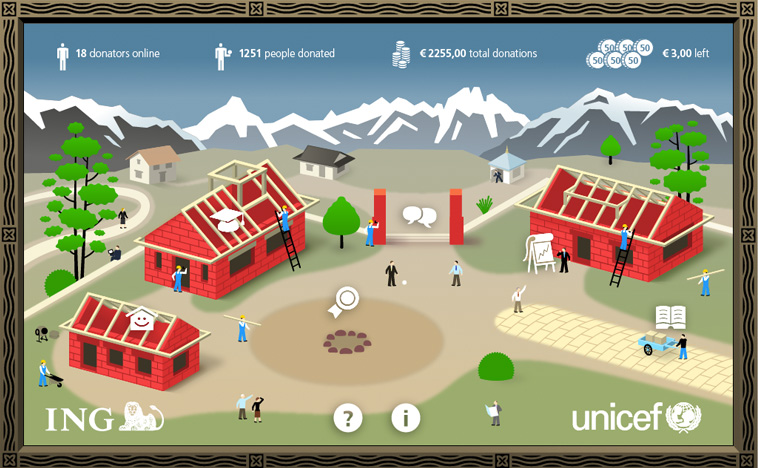 Donatiegame Nepal - ING + Unicef